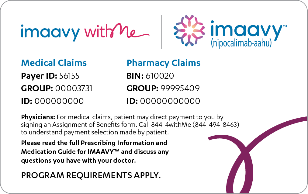 IMAAVY withMe savings program
