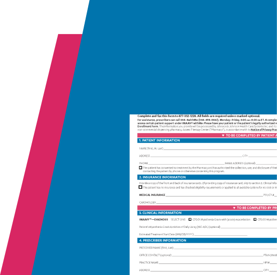 IMAAVY Patient Enrollment Form